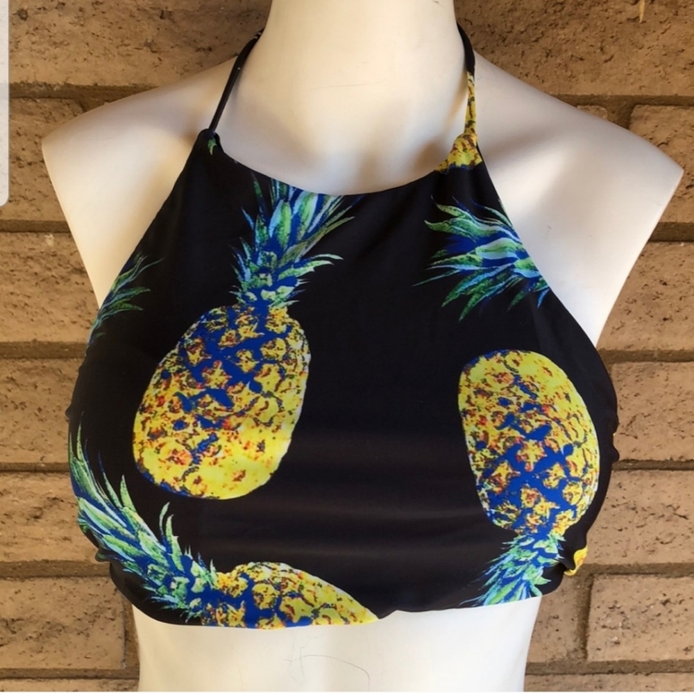 👙 Cupshe padded pineapple bikini top 💛 🍍🆓️FREEw/ANY$38 BUNDLE❣